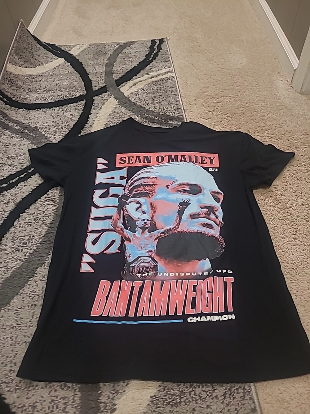 Sean O’Malley UFC Suga Bantamweight Champion Graphic T Shirt Mens M